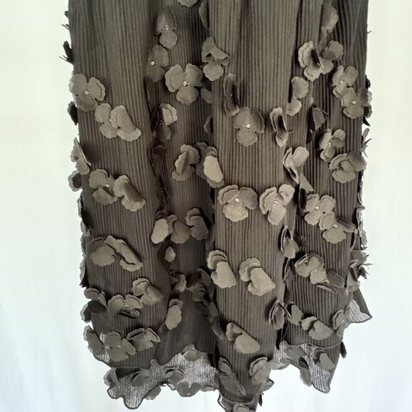 Revolve Endless Rose NWT Black Halter Dress 3D Flower Coquette Women’s Size S - Picture 3 of 7